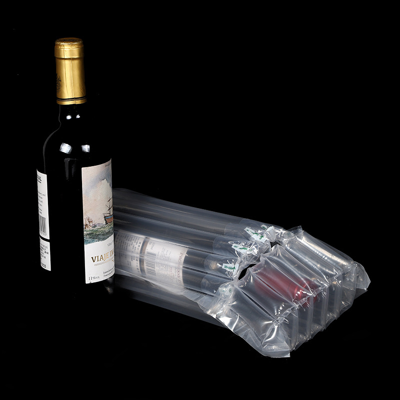 Extras Thick Red Wine Air Column Bag Shockproof Packaging Bag Glass Bottle Inflatable Bag Express Anti-fall Cushioning Foreign Wine Bubble Column Bag