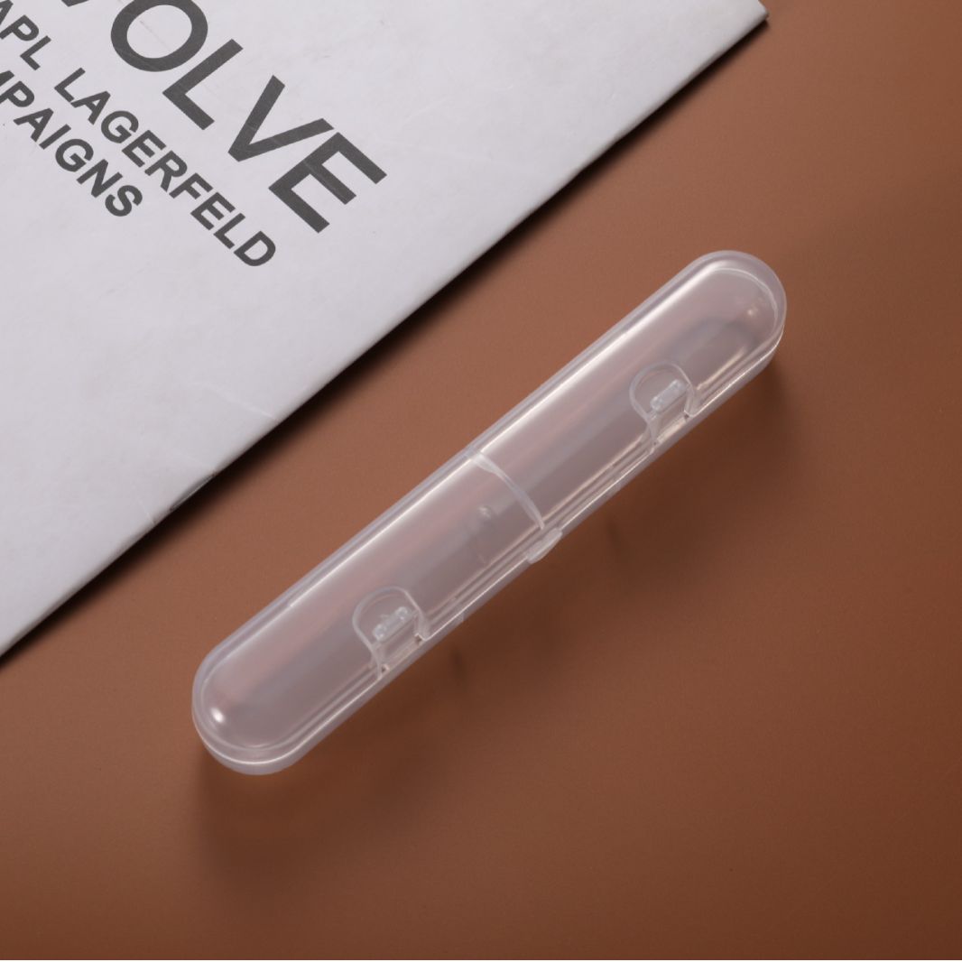 Factory direct baby spoon storage box silicone spoon high permeability PP plastic box single spoon packaging box