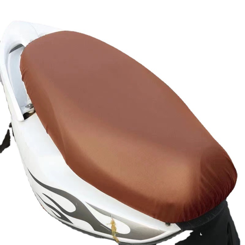 Electric motorcycle seat cover waterproof sunscreen Emmayadi battery car seat cover universal elastic leather heat insulation pad