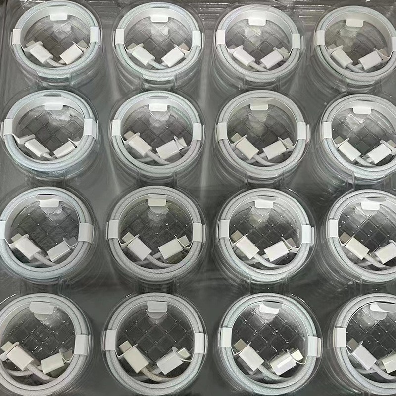 New applicable to Apple 15 data cable C- C fast charging woven mobile phone super charging cable source factory wholesale