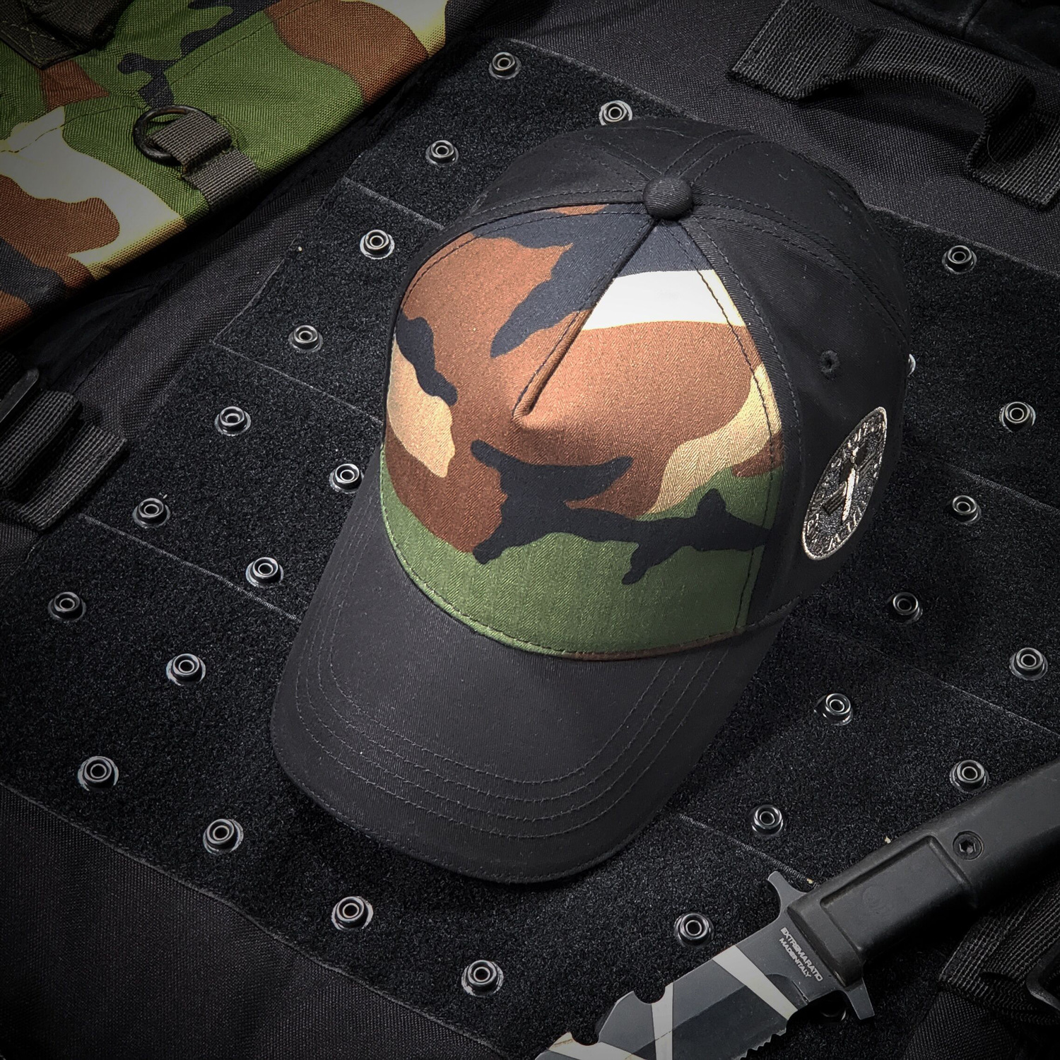 Chief WARCHIEF soft top peaked cap tactical men's and women's high-grade baseball cap sun protection casual adjustable