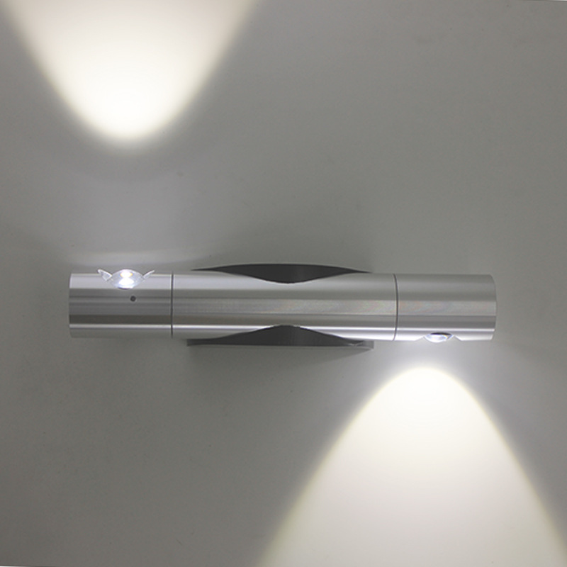 LED歐式可調節雙頭旋轉鋁材壁燈臥室客廳戶外走廊燈具燈飾