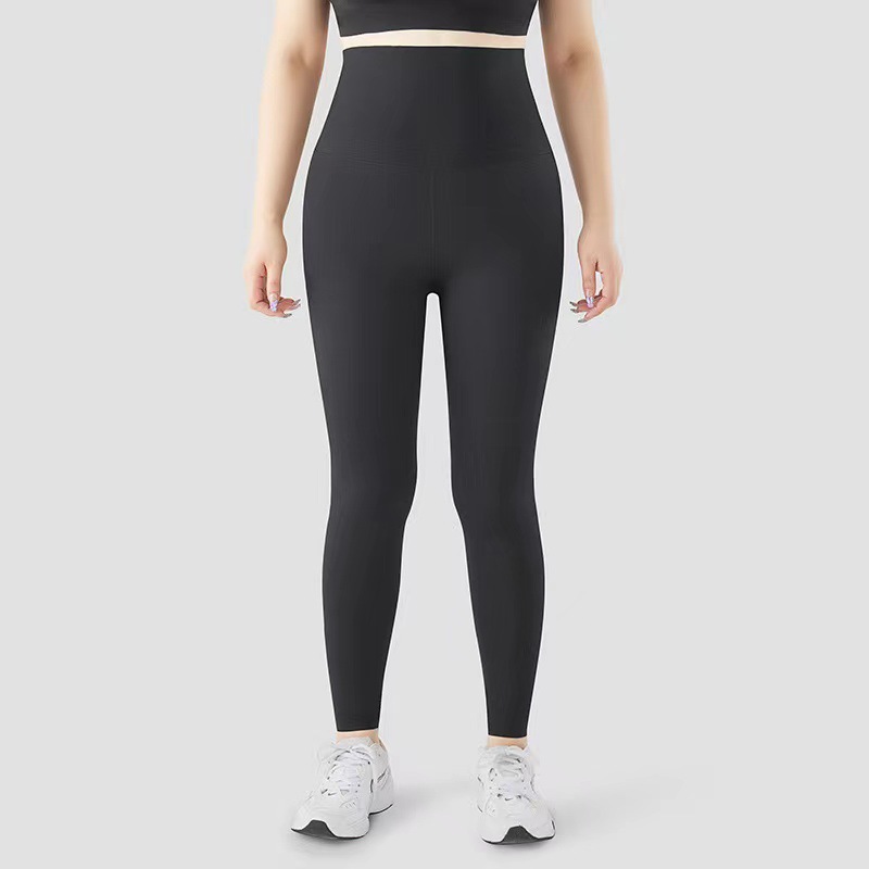 Extra Large Size Shark Pants Women's Outer Wearing Spring and Autumn Thin High Waist Hip Lifting Belly Tighting Feet Barbie Pants Ankle Leggings