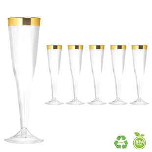 4.5oz plastic disposable goblet champagne glasses wholesale and retail transparent champagne glasses Phnom Penh