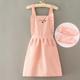 Simple-suspender princess dress polka dot pink small love + sleeve