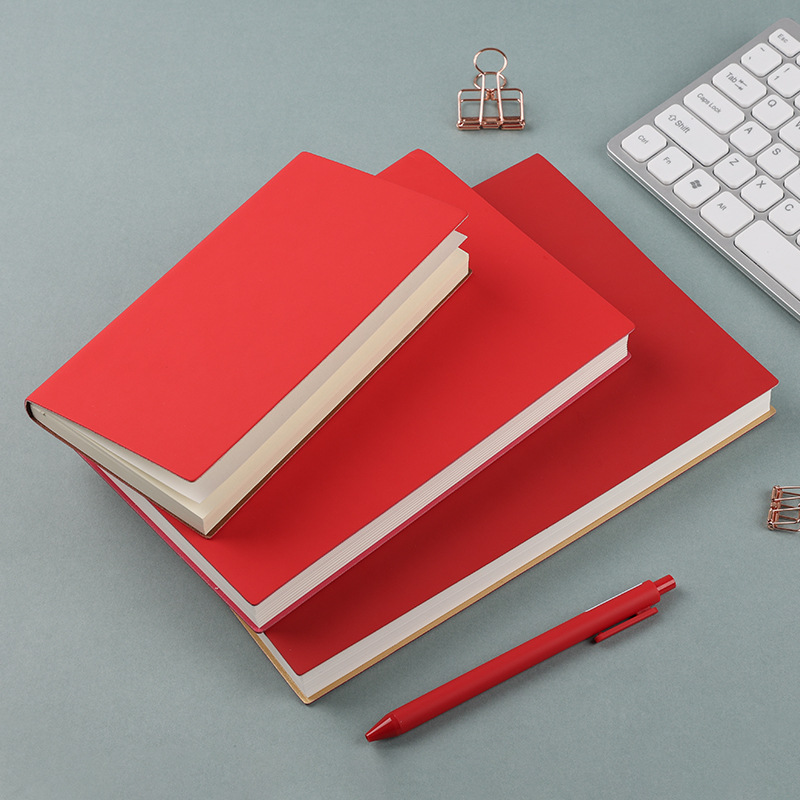 Notebook a5 Wholesale Skin Sense B5 Thickened Notebook A6 Small Notebook Business Soft Leather Notepad Printing LOGO