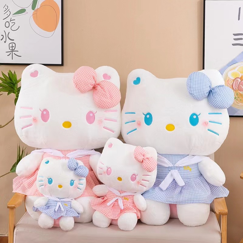 Hello kitty, плюшевая тряпичная кукла, игрушка, кот, подарок на день рождения