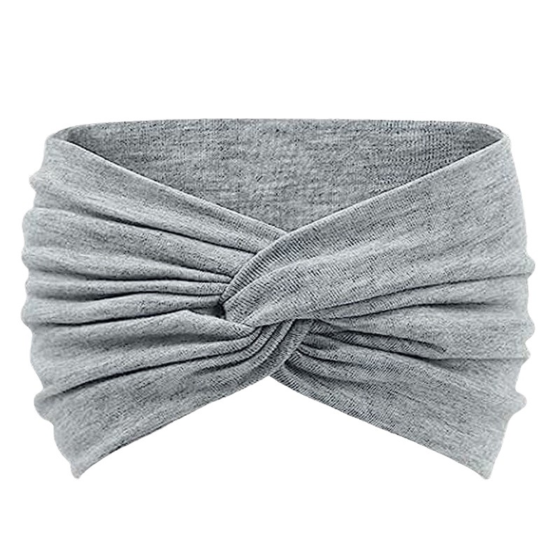 Cross-border sports hair band women's wide-brimmed sweat-absorbent face scarf European and American hair accessories retro high-grade hair band wholesale