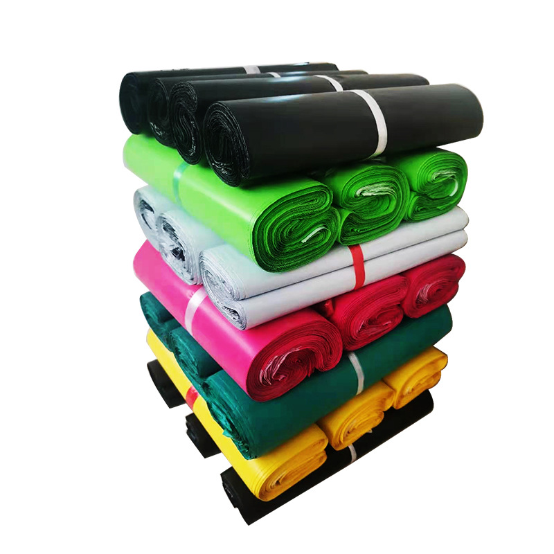Black express bag wholesale express packing bag self-adhesive bag new material white logistics waterproof packaging bag thickened