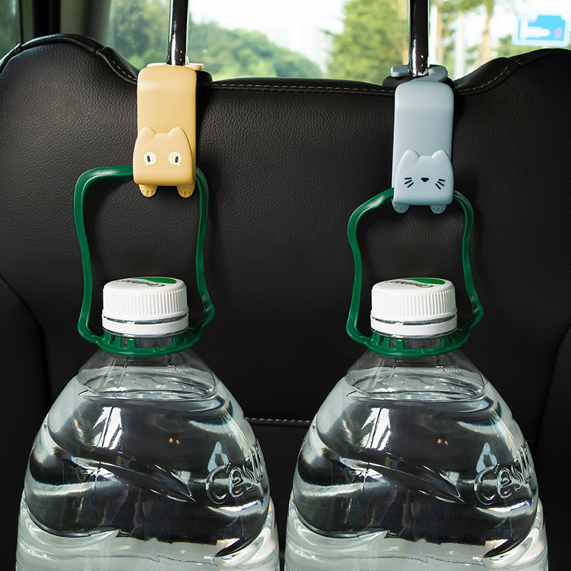 Cartoon cute car hook car rear chair creative multi-functional storage small hook car artifact wholesale