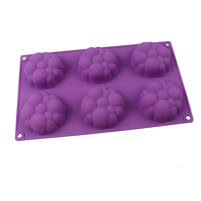 6 Lian Xiangyun Bubble Mu Si Cake Mold Xiangyun French West Point Dessert Cake Mold Fold Sugar Baking Mold