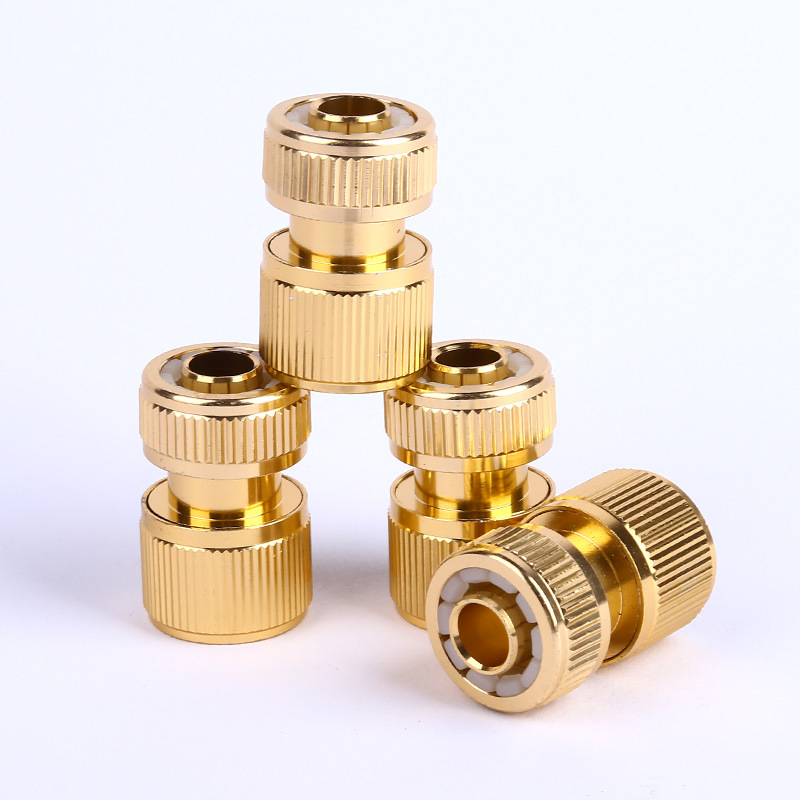Water connector manufacturers wholesale supply copper-plated water gun connector hose connection tool quick connection high-pressure water gun connection