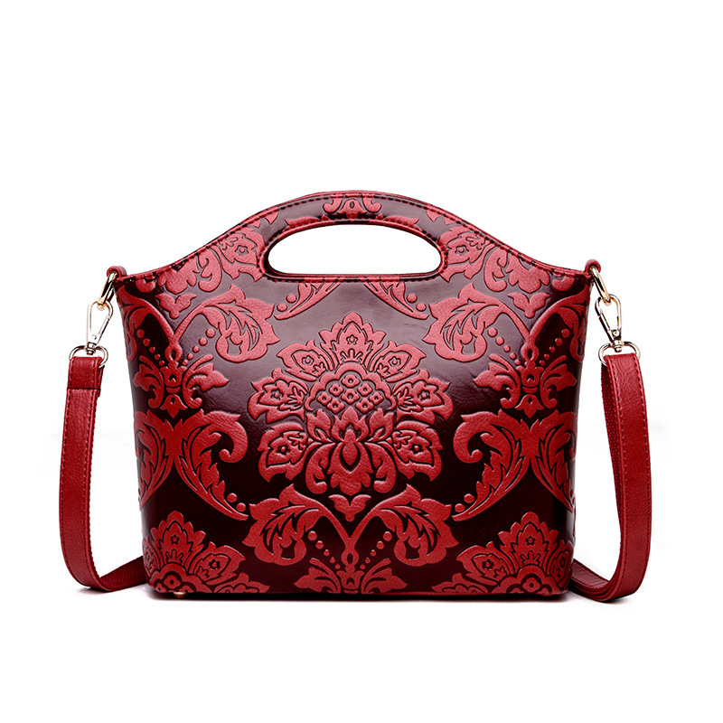 Women's New Fashionable Retro Middle-aged Women's Crossbody Bag Simple Guofeng Mother Handbag Small Bag_voghion.com