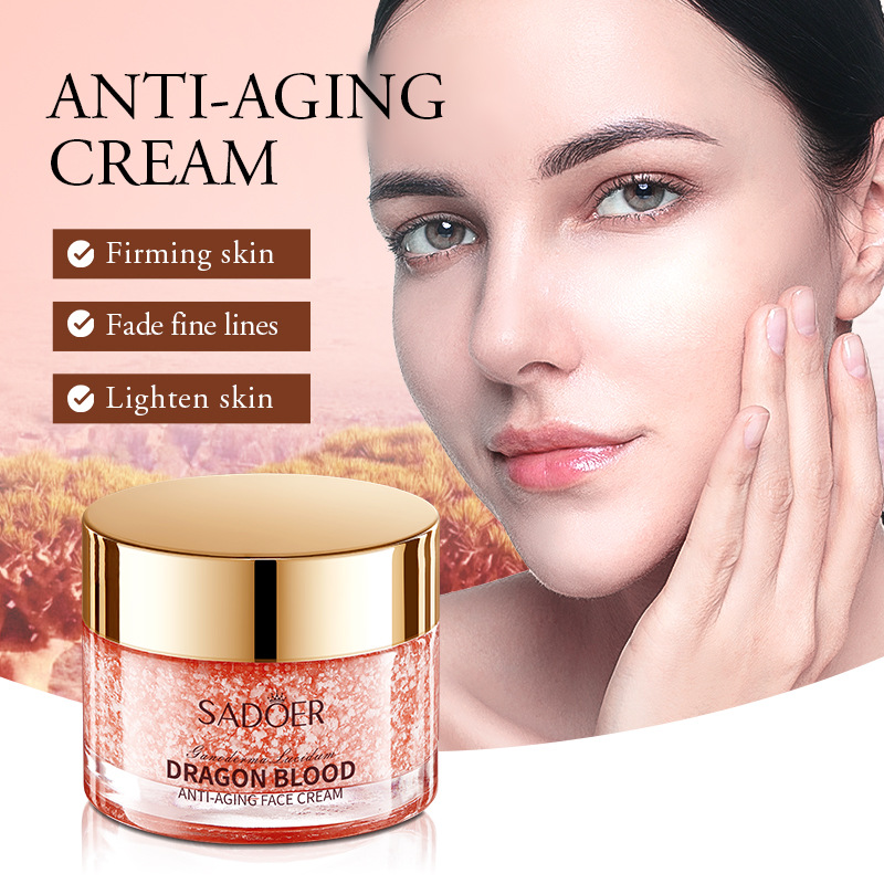 Full English Ganoderma lucidum dragon blood skin care series SADOER anti-wrinkle moisturizing skin rejuvenation cream cross-border foreign trade Wholesale