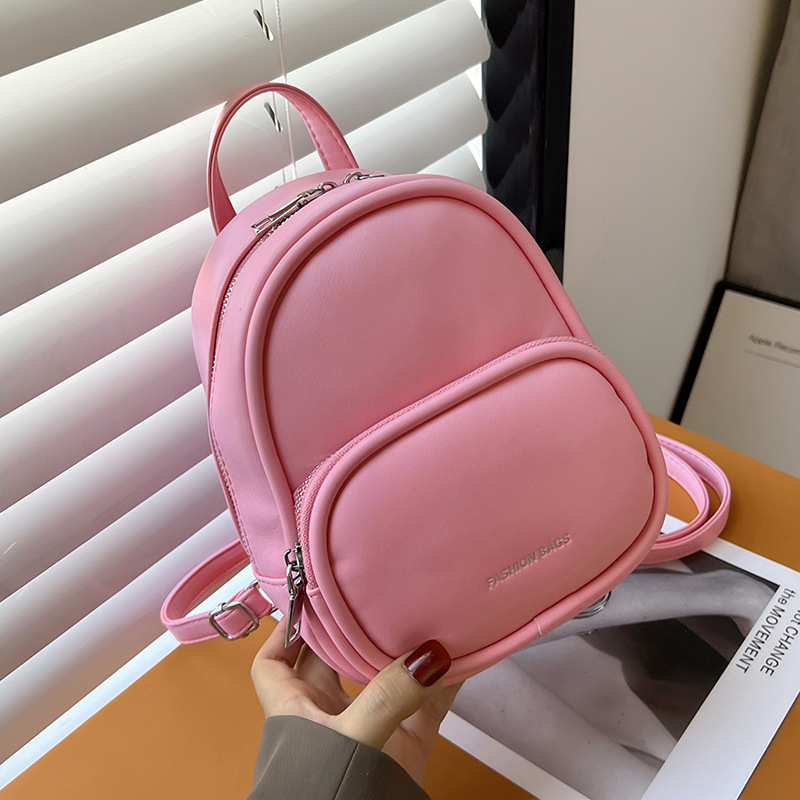 夏季小包包女2022新款糖果色超迷你雙肩包時尚百搭兒童手機小背包