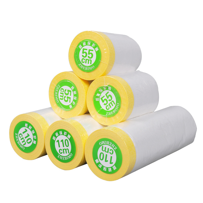 Spot wholesale paint decoration protective film masking paper paint protective film home spray masking film manufacturers