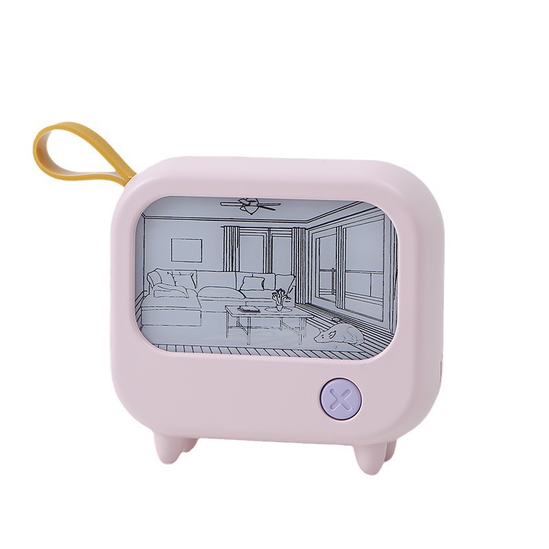 New style light painting night light rechargeable desktop TV decoration children's bedroom bedside decoration night light