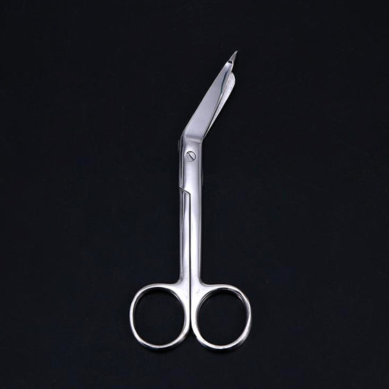 Gauze scissors stainless steel 14cm16cm18 dressing plaster bandage handle Nurse cloth sample scissors
