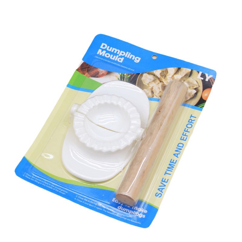 Dumpling rolling pin suit dumpling making artifact dumpling rolling kitchen utensils two yuan store supply wholesale