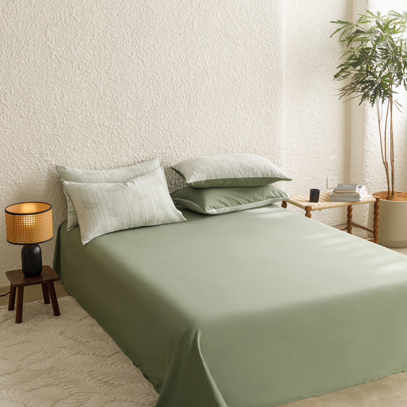 Light Luxury Style Pure Cotton Class A Jacquard Four-piece Set Pure Cotton Washed Cotton Three-piece Set Household Set Bed Sheet Quilt Cover Pillowcase