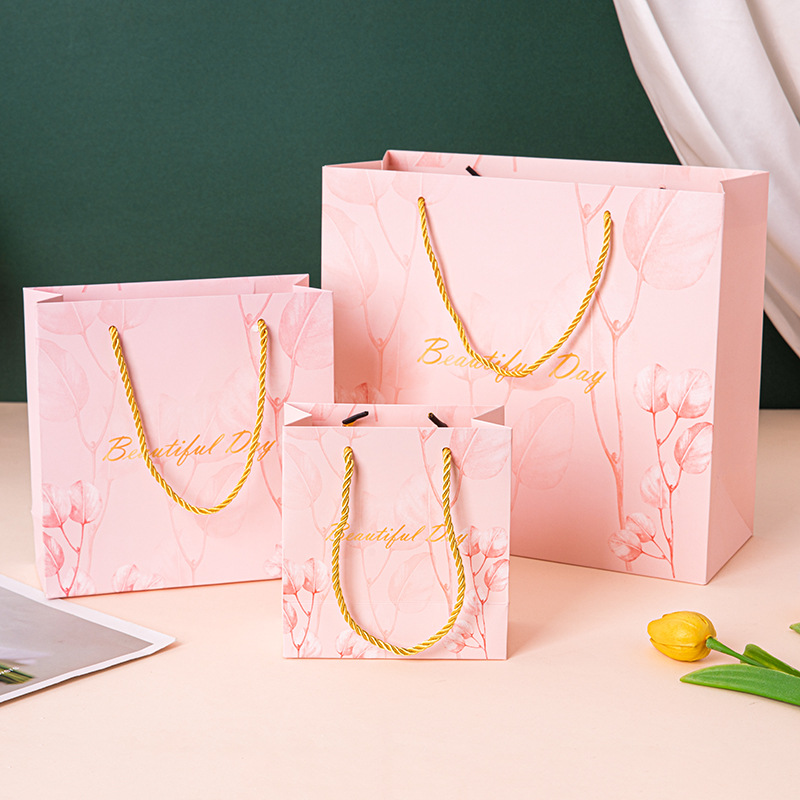 Spot Goddess Festival Pink Handbag Advanced Sense Gift Bag Fashion Jewelry Packaging Gift Bag Back Gift Bag
