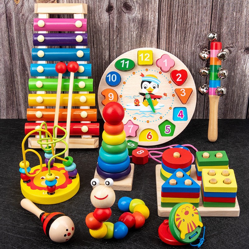 5 Pieces Cartoon Bug Clock Tower Sand Hammer