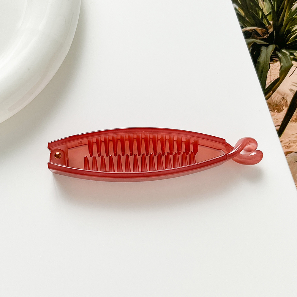Accessori per capelli con molletta a banana color gelatina, volume per capelli, molletta multi-torsione, grande molletta verticale, semplice molletta per coda di cavallo, molletta per la parte superiore con una sola parola_voghion.com