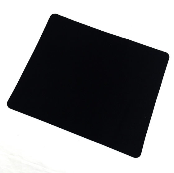 Wholesale e-sports all black mouse pad large ins high color value hand pad office writing table pad black cloth mouse pad