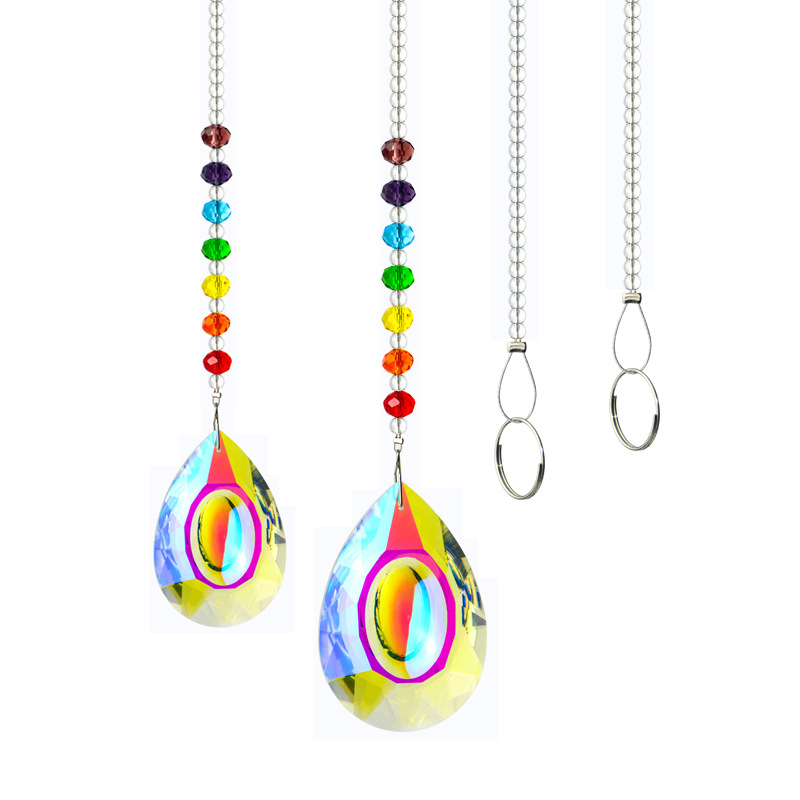 Amazon AliExpress New K9 crystal chain decorative window gift chain Sun rainbow catcher cross-border exclusive