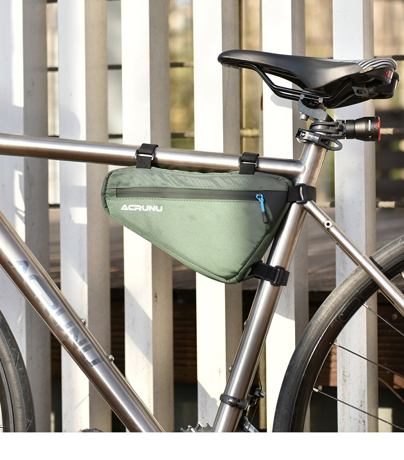 Geantă triunghiulară pentru bicicletă ACRUNU, geantă impermeabilă pentru bicicletă de munte, geantă de depozitare pentru bicicletă în aer liber, geantă de depozitare pentru echipamente_voghion.com