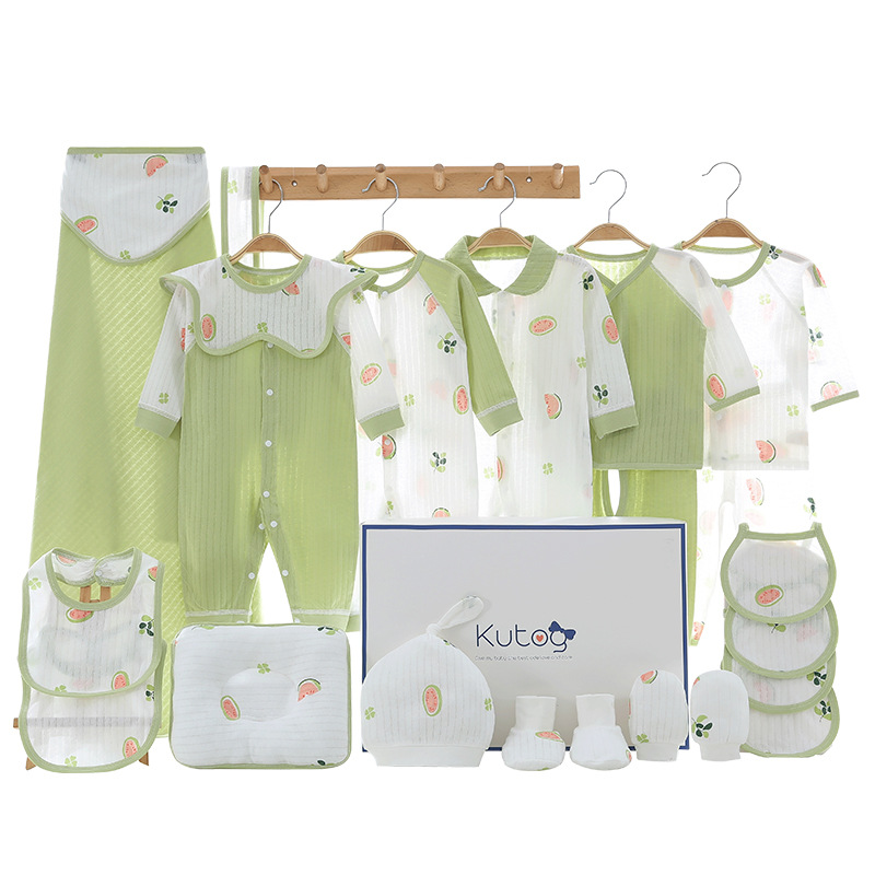 Children's Clothing Newborn Gift Box Baby Products Baby Clothes Class A Pure Cotton Newly Born Meet Full Moon Gift Autumn and Winter A