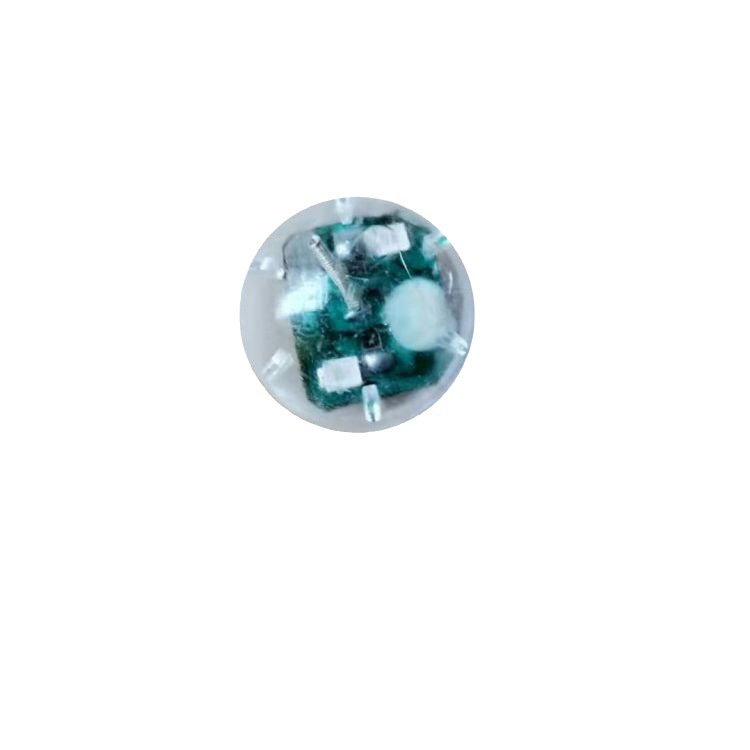 2.2cm vibration flash ball vibration red and blue flash LED stall electronic lamp luminous wave balloon manual accessories