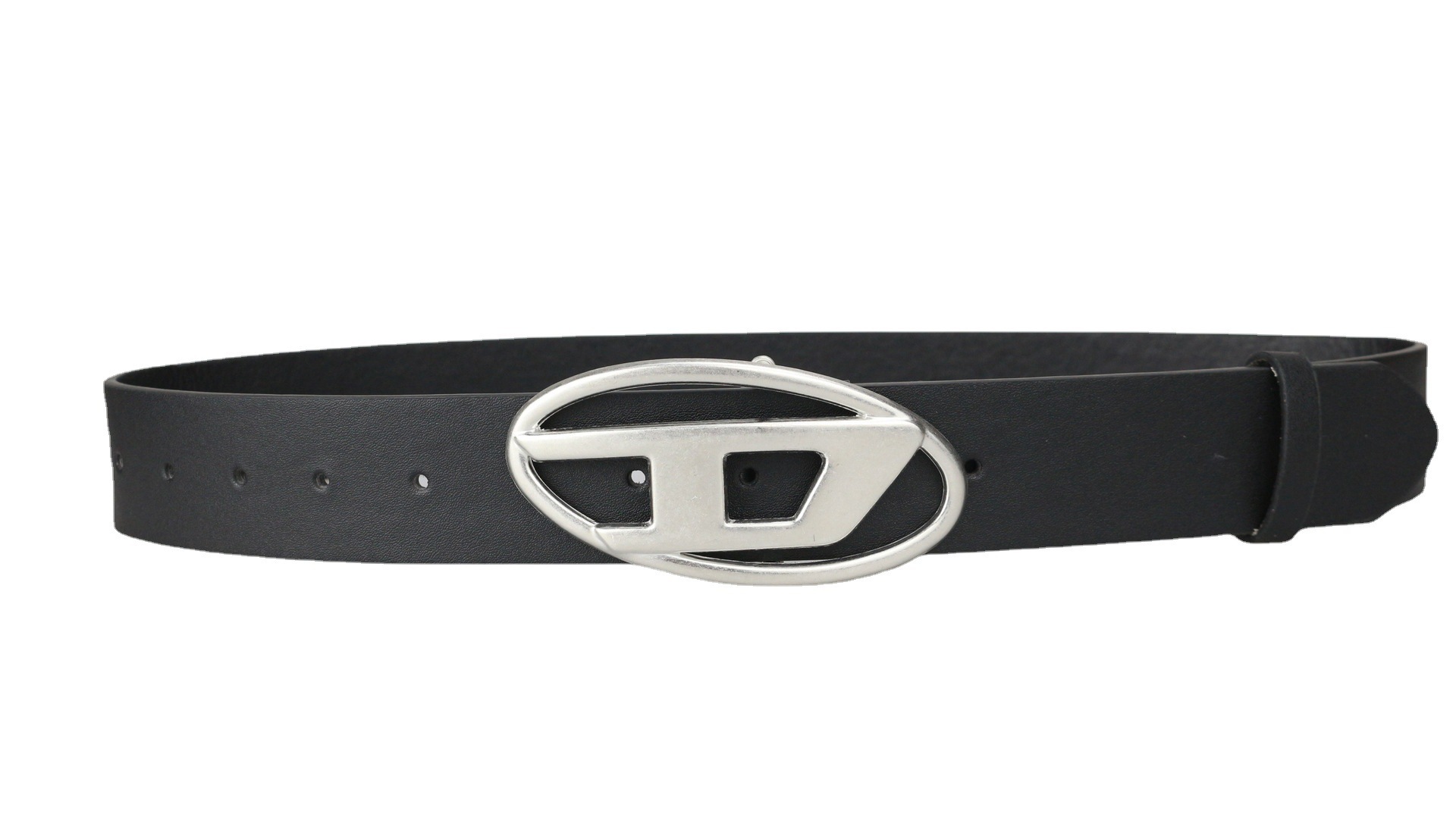 Ins Korean Style New Arrival Big D Letter Snap Buckle Belt Men's and Women's All-match Decorative Hanging Buckle Belt Fashion Jeans Belt