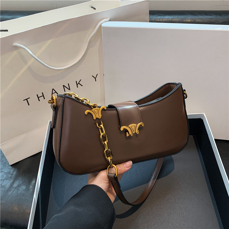 High-grade underarm bag for women 2023 cross-border new western style chain casual all-match shoulder messenger bag bags