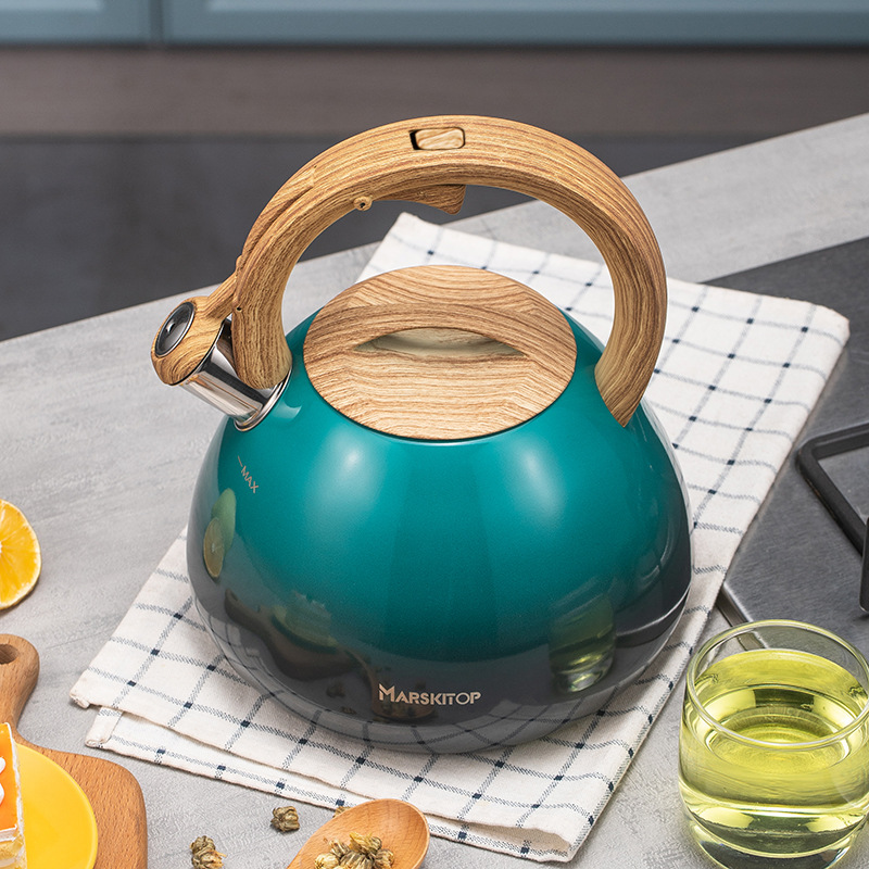 Домашняя газовая плита Индукционная плита из нержавеющей стали Lumino Gas -Kick Kettle Commercial Whistle Sound Pot Produce Cross -Border