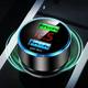 Digital display car charger 5USB car charger four-in-one digital display car phone charger multi-port car charger manufacturer