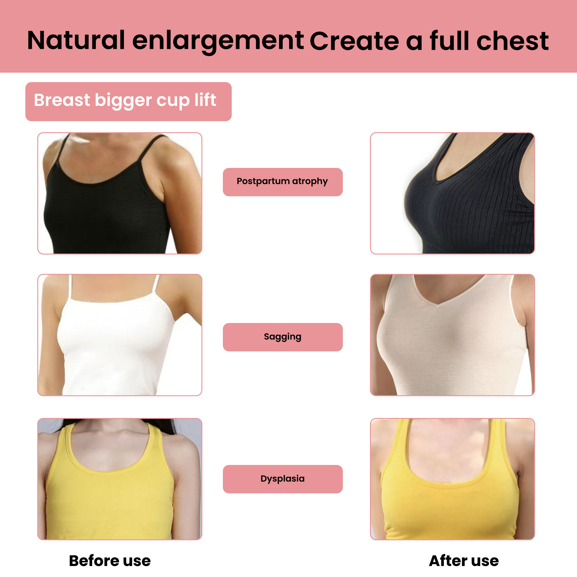EELHOE breast care essential oil breast plump full strong Gentle Moisturizing Care chest massage essential oil