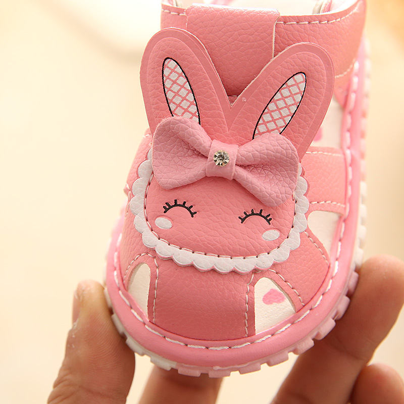 2023 Summer Baby Shoes sandals princess shoes soft soled toddler shoes children's sandals embroidered women's baby shoes 0-2 years old