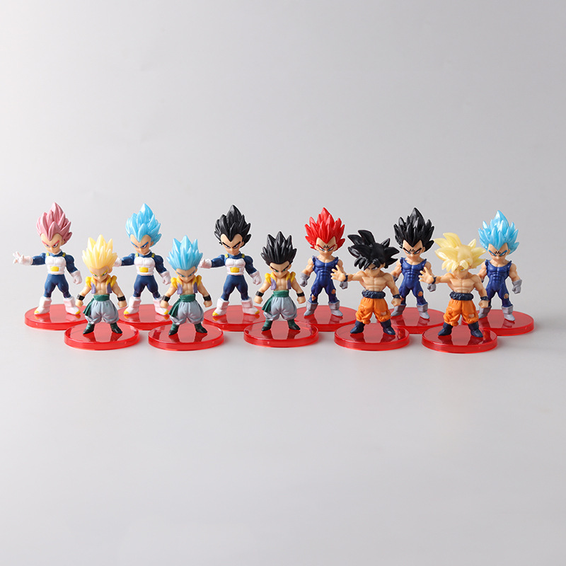 二代の21種類のドラゴンボールの手は漫画の孫悟空の貝吉塔の布の欧のフリーサのサルの公の子のステーションの置物を作ります。|undefined