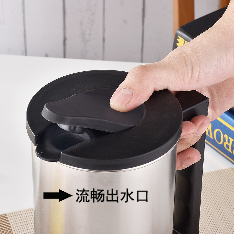 Korean Style Stainless Steel Cold Kettle 1.6L Single Layer Juice Kettle Tea Kettle Hotel Restaurant Household Cold Kettle Gift