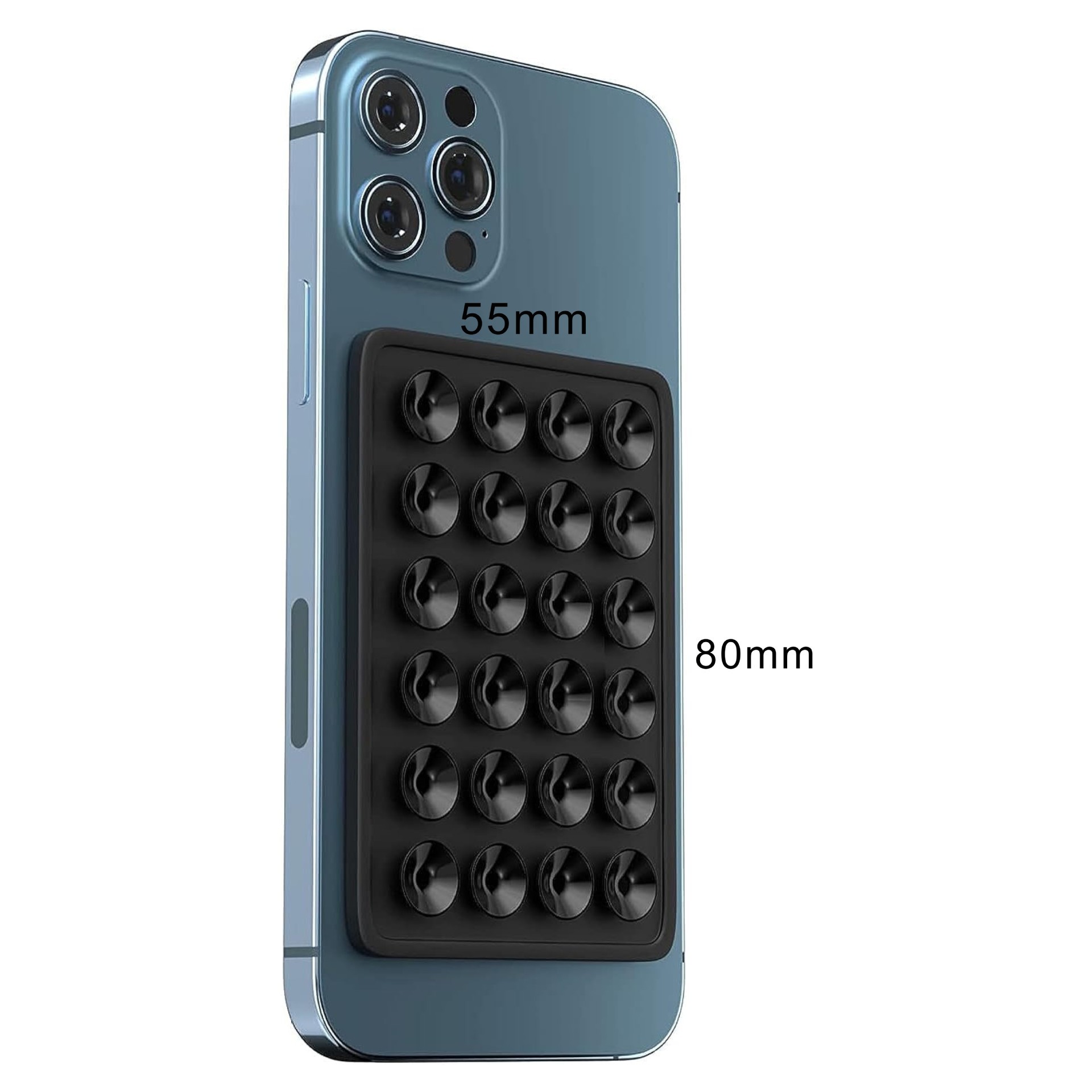 Thickened 24 Square Suction Cups, Mobile Phone Silicone Suction Cups, Mobile Phone Tablet Holder Stickers, Holder
