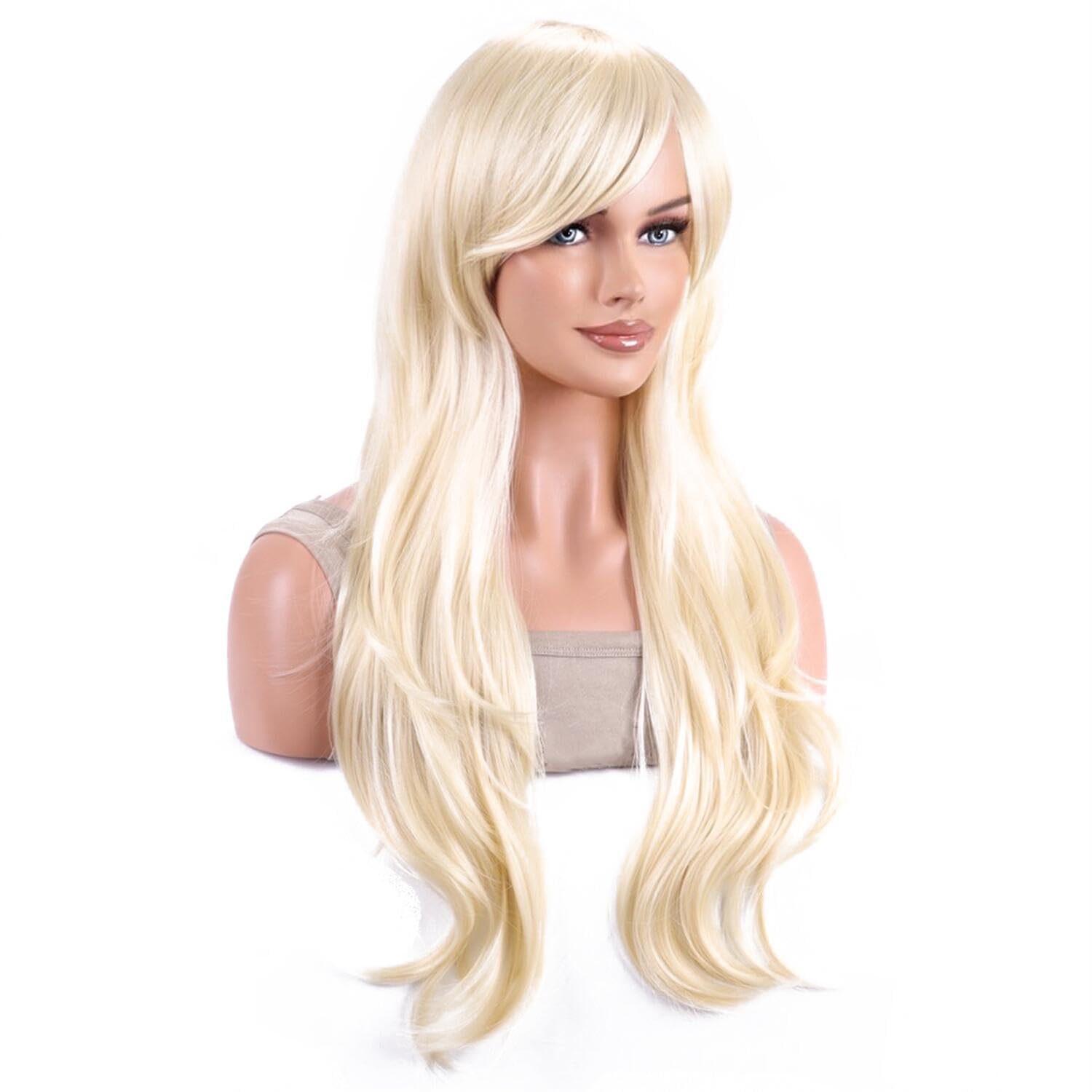 Movie Barbie Barbie cos wig Barbie light golden cosplay wig micro curly hair Long Hair Barbie fake