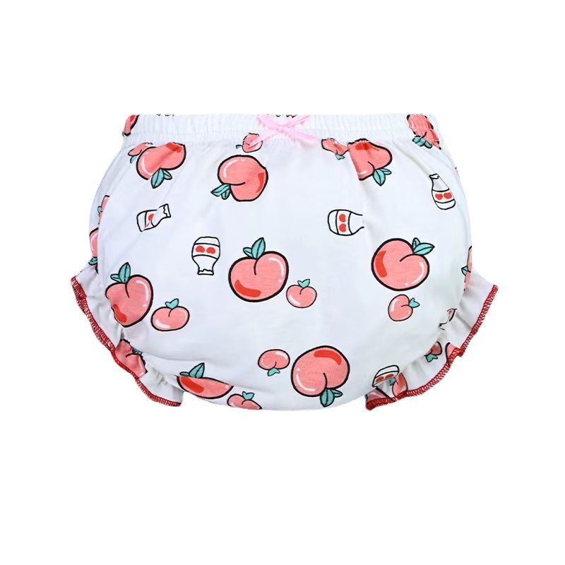 Girls' summer underwear baby bread pants children's flower brace pants 1 pure cotton baby Class a Girls' triangle bloomers wholesale