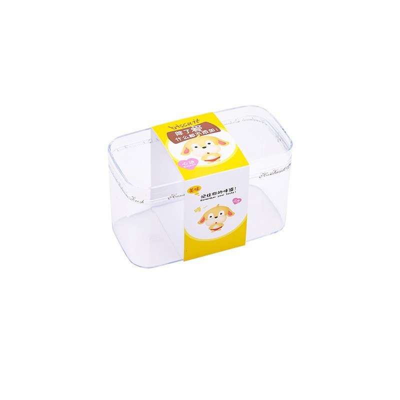 Baking Cookie Box Small Cake Snowflake Crisp Transparent Cake Plastic Box Snack Box Wholesale