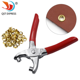Shoe eye punching pliers Shoe eye clamp rivet pliers piercing pliers Shoe eye pliers Eye buckle 4mm button