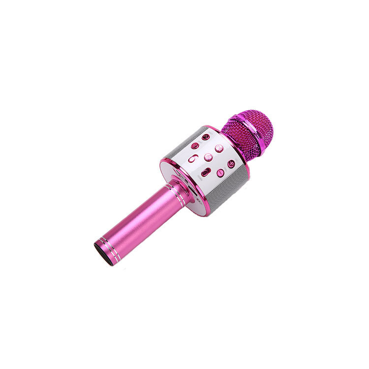 WS858L микрофон мобильного телефона беспроводной Bluetooth с подсветкой караоке микрофон мобильного телефона Bluetooth аудио караоке Бао