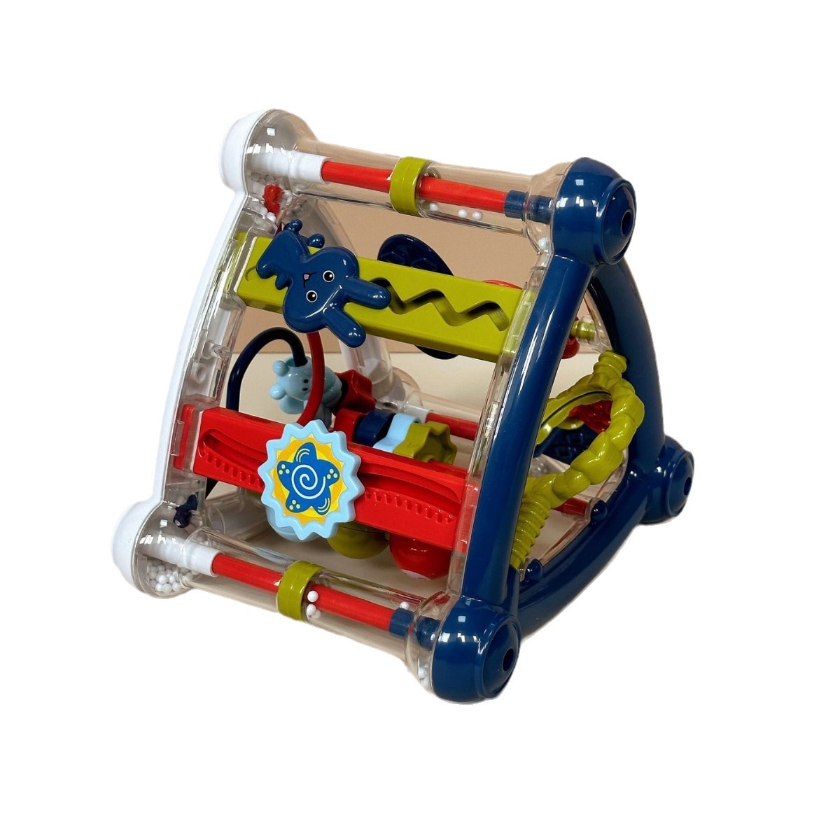 Cross-border baby tripod fine action color cognition flip Enlightenment tripod baby intelligence frame toy