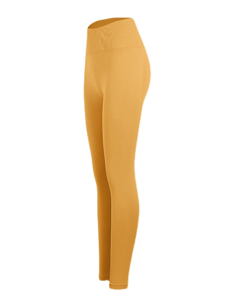 Spot High Waist Seamless Belly Tight Peach Sports Hip Lifting Yoga Pants Naked Running Stretch Fitness Pants for Women