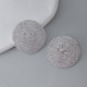 Geometric round chest patch-silver
