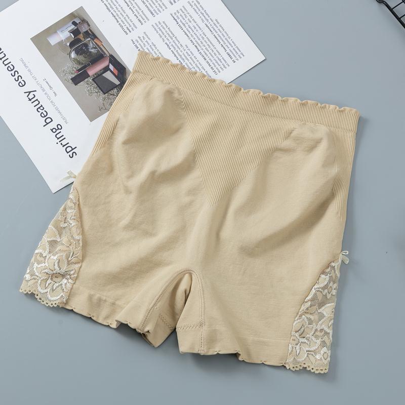 Summer Lace Safety Pants Women's Anti-walking Thin Large Size Leggings Korean-style High Waist Belly-lifting Hip-lifting Shorts